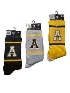 NCAA Appalachian State Mountaineers 3 PAAR Strideline Socken Set Posten - Bild 1 von 2
