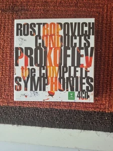 Komplette Symphonien von Prokofjew / Onf / Rostropowitsch ~ 4 CD Set. Kostenloser Versand  - Bild 1 von 8