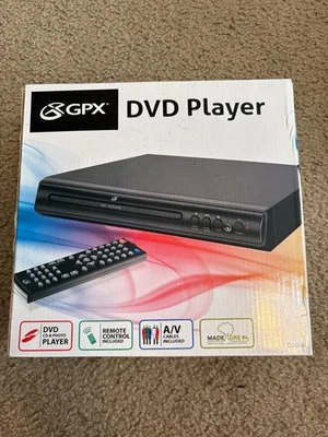 Reproductor de DVD GPX D200B escaneo progresivo con control remoto (negro) - ¡Nuevo! Foto 1 de 3