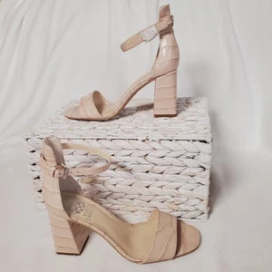 Nuovo Vince Camuto donna Sathina, coccodrillo bicolore - blush taglia 6 cinturino alla caviglia - Foto 1 di 5