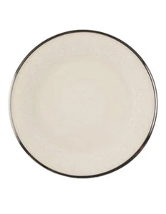 Lenox Moonspun Bread and Butter Plate 6 3/8" Diameter Ivory Platinum Trim - Picture 1 of 4