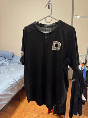 Бриллианты, новая эра, черный XL частичная кнопка вверх футболка с Бесплатная доставка - Изображение 1 из 4