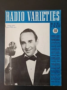 RADIO VARIETIES MAGAZINE OCT 1939 NICE COVER - Picture 1 of 2
