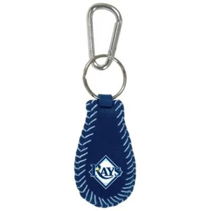 Tampa Bay Rays Color Leather Baseball Keychain [New] MLB Key Chain Jewelry - Picture 1 of 1