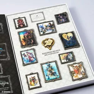 Kingdom Hearts 20th Anniversary Pins Box Vol 1 Square enix key visual design - Picture 1 of 2