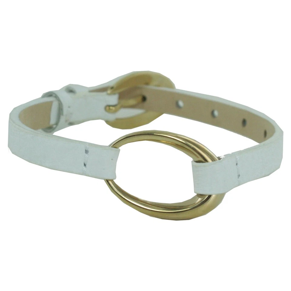 Esprit Damen Armband Leder Edelstahl Ovality gold white ESBR11423X200 - Bild 1 von 1