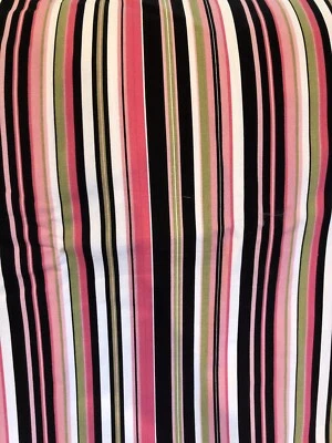 “Beach Umbrella” Fabric Authentic Village Screen Print 71”x55”. Made In The USA - Image 1 of 4