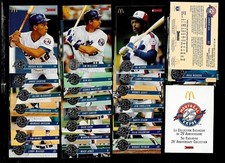 TOPPS GOLD 1992-1993 DONRUSS MVP EXPOS MCDONALD’S MLB BASEBALL SEE LIST