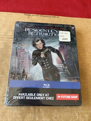 Resident Evil Retribution Future Shop Reg Free Blu Ray Steelbook NEW & SEALED - Image 1 of 4
