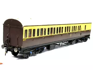 HAND / KIT BUILT O GAUGE MODEL No.6974 GWR COMPOSITE CORRIDOR BRAKE END COACH - Picture 1 of 20