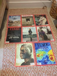 2017 TIME MAGAZINES - 8 Issues Job Lot Collection Bundle Vintage - Picture 1 of 1