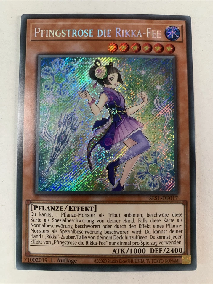 Mudan the Rikka Fairy SESL-EN017 1st Edition Secret NM GERMAN VERSION SESL-DE017 - Image 1 of 1