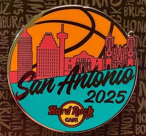 2025 HARD ROCK CAFE SAN ANTONIO NCAA MEN’S BASKETBALL FINAL FOUR SKYLINE LE PIN - Picture 1 of 3