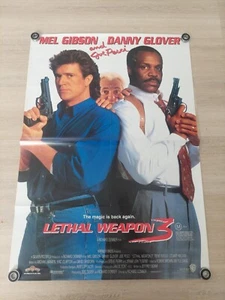 Lethal Weapon 3 Original One Sheet Movie Poster Australian Vintage 1992 - Picture 1 of 3