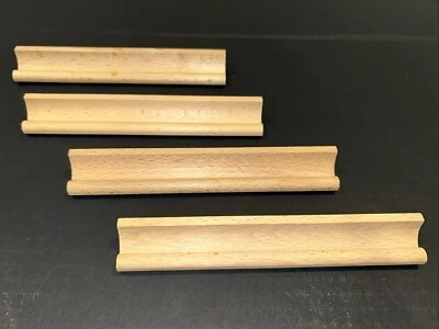 Vtg 1976 Scrabble 4 Racks Board Game Replacement Pieces Wood Selchow Righter - Image 1 of 4