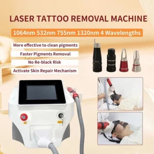 Máquina láser de picosegundos 3 en 1 ND Yag eliminación de tatuajes interruptor Q rejuvenecimiento de la piel - Imagen 1 de 11