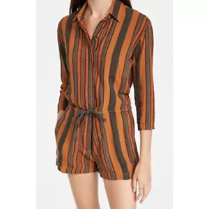 NUOVO JAMES PERSE Romper a righe $325 taglia S - Foto 1 di 2