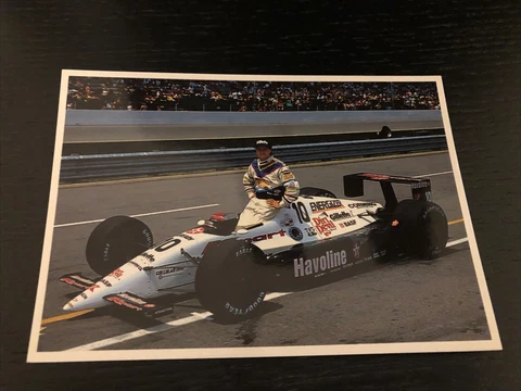Vintage 4X6 Postcard Indianapolis 500 Michael Andretti 2nd Place 1991 #204 Cover