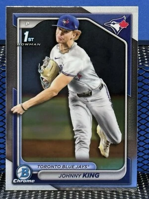2024 Bowman Chrome JOHNNY KING Toronto Blue Jays 1st Bowman Base - Image 1 of 2