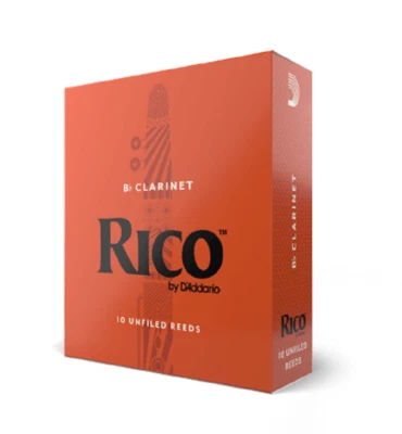 10 Pack Rico Bb Clarinet Reeds Strength 2.0 RCA1020