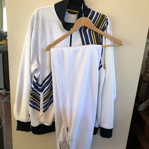 Chándal Sean John Talla XL 2 PIEZAS Cremallera Completa Chaqueta y Joggers Azul/Blanco - Imagen 1 de 15