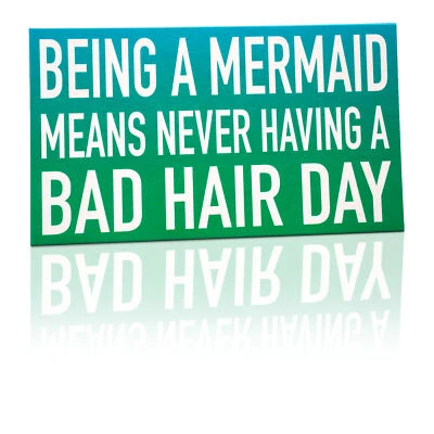 JennyGems Sirena Regalos, Ser Sirena Significa Nunca Tener Un Mal Día de Cabello Foto 1 de 4
