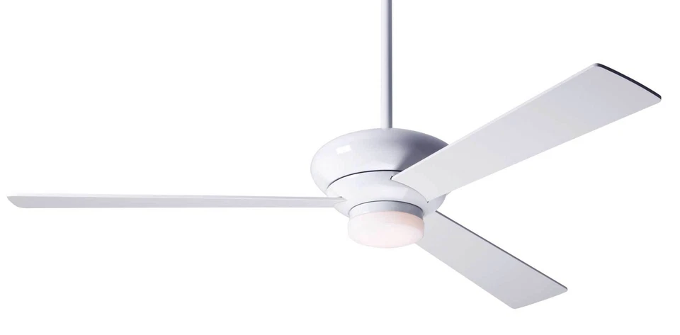 Modern Fan Company Altus Gloss White 52" Ceiling Fan with LED Light - Image 1 of 1