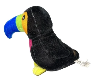 The Toy Factory Peluche Pájaro de Peluche TUCÁN Multicolor 6" de Alto Niños Coleccionistas - Imagen 1 de 5
