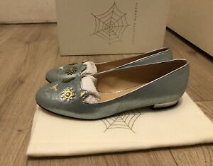 New Charlotte Olympia Mechanical Kitty Flats - Limited Edition-Size 38.5-RRP$799