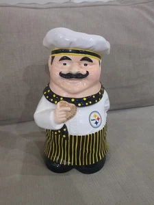 Biscottiera ceramica vintage Pittsburgh Steelers Memory Company 2004 HTF - Foto 1 di 9