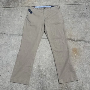 Pantalone Polo Ralph Lauren uomo 42x36 elasticizzato vestibilità classica beige chino kaki twill - Foto 1 di 20