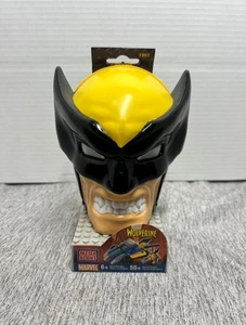 MEGA BLOKS Marvel WOLVERINE HEAD Set #1907 2004 Xmen Sealed 50+ PCS blocks RARE - Picture 1 of 6