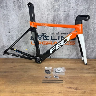 Новый! 2020 Felt AR Advanced Team Rally 51 см карбоновая дисковая рама 700c оранжевая - Изображение 1 из 4