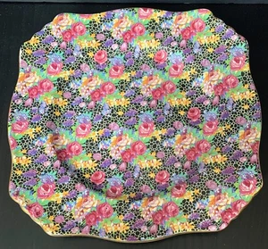 Vintage Royal Winton Grimwades Hazel Chintz  9 & 3/4 Inch Dinner Plate - Picture 1 of 6