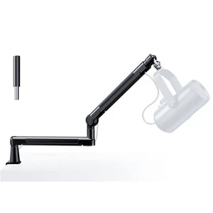 Mic Stand Desk, Low/High Profile Mic Arm Bear 4.5LBS with Extension Riser, Ad... - Imagen 1 de 7