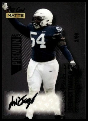 2022 Wild Card Matte #MB-A Derrick Tangelo Autographs Black/Green Foil #/99 - Image 1 of 2