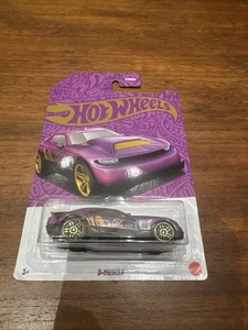Hot Wheels D-Muscle Purple Pearl & Gold 57th Anniversary Diecast Maßstab 1:64 Neu - Bild 1 von 3