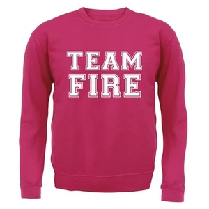 Team Fire - Kids Hoodie / Sweater - Gladiator TV Game Show Name Contender - Picture 1 of 20