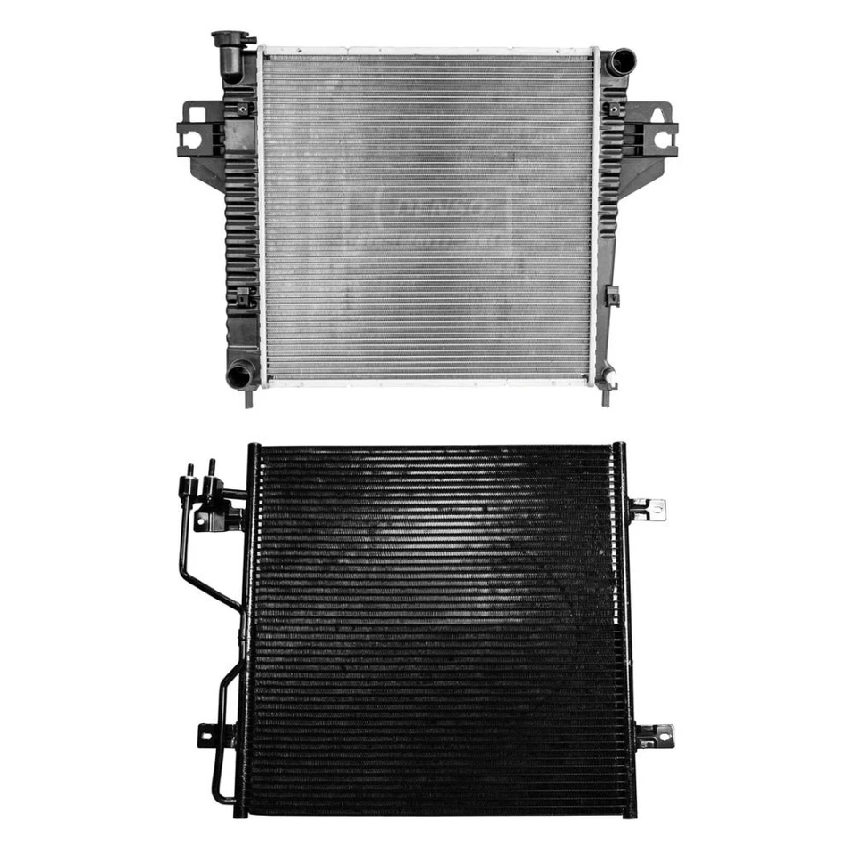 For Jeep Liberty 2002-2005 Denso BNDL-451885 Radiator & Condenser Kit Foto 1 de 1