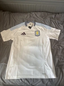 Adidas Aston Villa FC 24/25 Away White Size Medium Soccer Jersey JD1226 - Picture 1 of 4