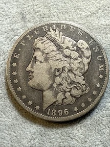 1896 O Morgan Silber Dollar 90% Silber feine Erhaltung schöne Münze siehe Bilder 6988 - Bild 1 von 11