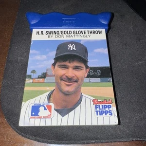 1989 New York Yankees Don Mattingly Baseball FLIPP TIPPS H.R. Swing / Gold Glove - Picture 1 of 3
