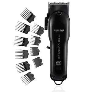 Supreme Trimmer Pro Clipper mit konischer Klinge, Haarschneider-Set | STC5030 schwarz - Bild 1 von 9