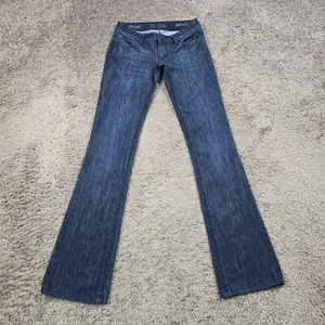 Pantalones de mezclilla para mujer DL1961 26 corte bota ajustados tiro bajo lavado oscuro elásticos Cindy 25x35 - Imagen 1 de 16