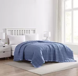 Beatrice Home Fashions Down Alternative Solid Color Blanket 90x90 Full/Queen - Picture 1 of 9