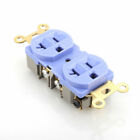 2pcs HIFI US AC Power duplex Receptacle Socket Gold Plated Wall outlet chassis
