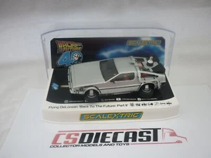 Scalextric 1:32th Slot Cars C4541 Flying DeLorean Back To The Future: Part II - Picture 1 of 4