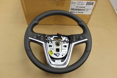 NEW OEM Black Leather Steering Wheel 95128860 fits 2013 Buick Encore - Image 1 of 4