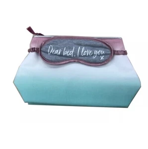 Cosmetic Bag and Eye Mask New Gift Travel Holiday Birthday Christmas Unwanted - Picture 1 of 6