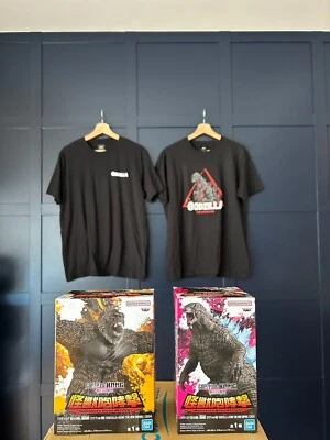 Godzilla vs King Kong figures + Godzilla T-shirts - ALL BRAND NEW AND OFFICIAL - Image 1 of 4